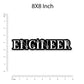 The Mighty ENGINEER Bumper Sticker waterproof vinyl decal for laptop, bike, car & bottle