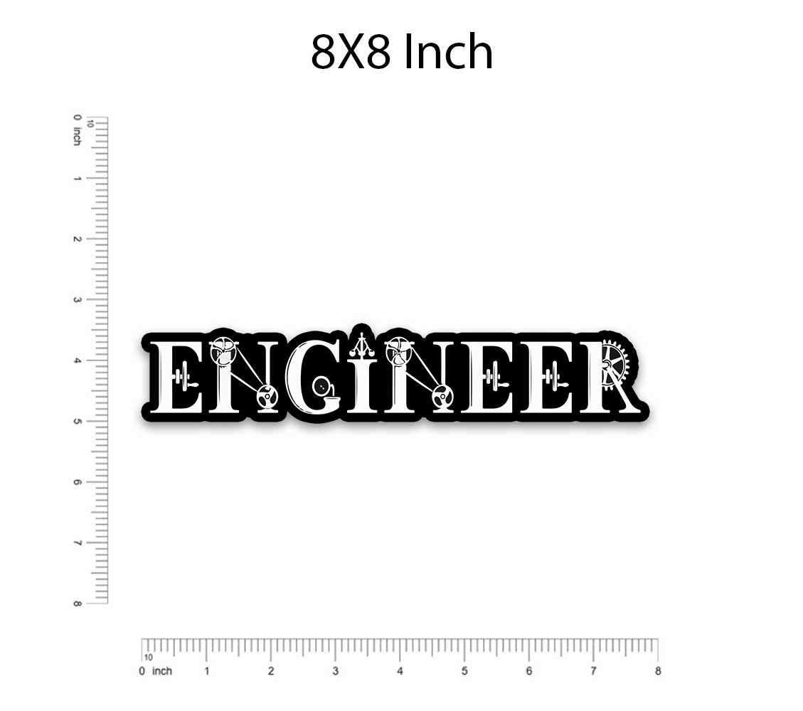 The Mighty ENGINEER Bumper Sticker - STICK IT UP