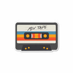 The Mix Tape Sticker waterproof vinyl decal for laptop, bike, car & bottle