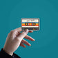 The Mix Tape Sticker waterproof vinyl decal for laptop, bike, car & bottle
