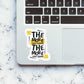 The more you learn, the more you earn Sticker waterproof vinyl decal for laptop, bike, car & bottle