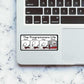 The Programmers Life Sticker waterproof vinyl decal for laptop, bike, car & bottle