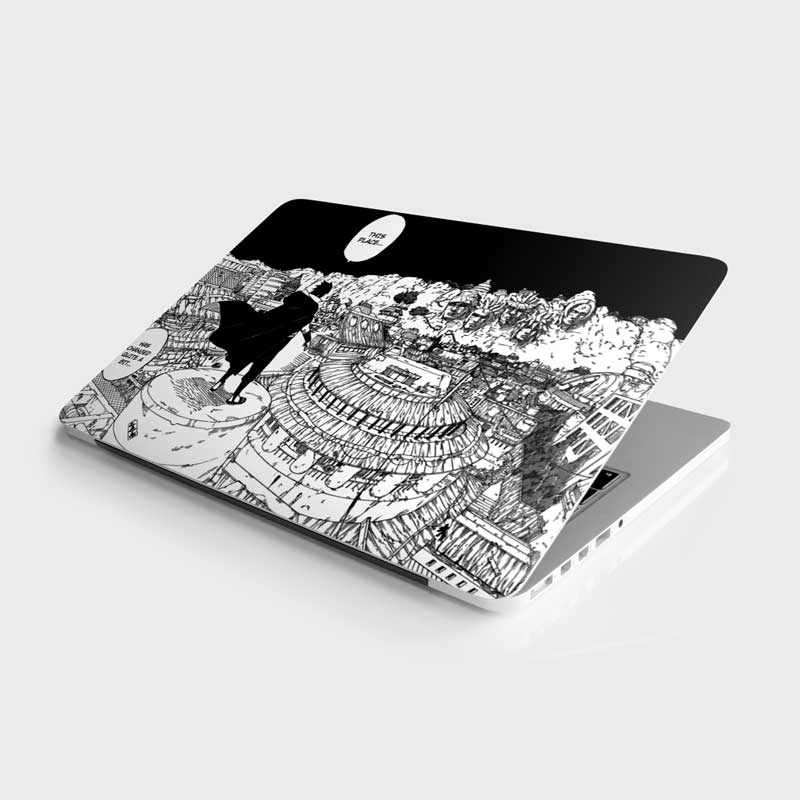 This Place Laptop Skin waterproof vinyl decal for laptop, bike, car & bottle