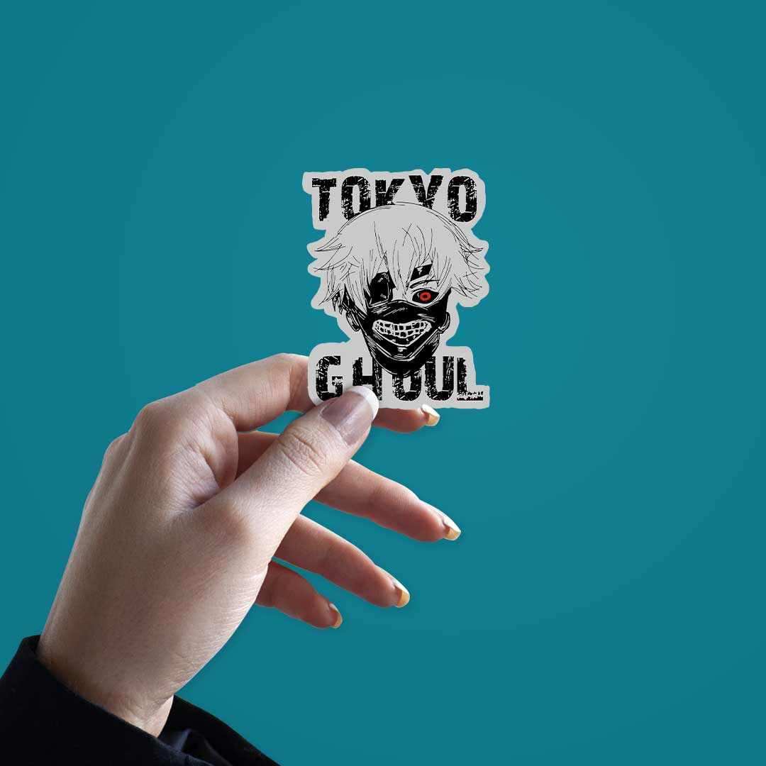 Tokyo Ghoul Sticker waterproof vinyl decal for laptop, bike, car & bottle