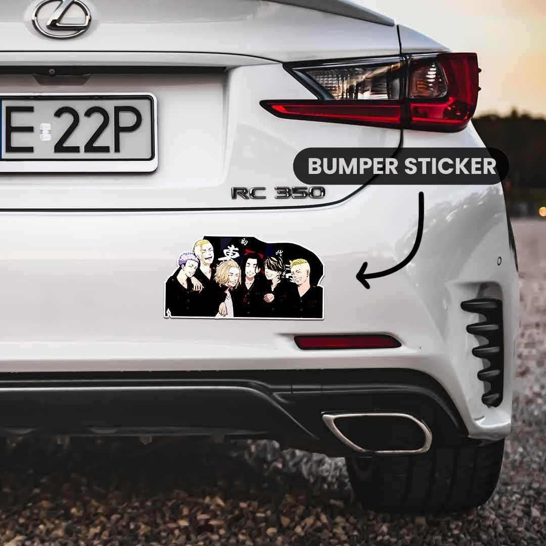 Tokyo Revengers Bumper Sticker waterproof vinyl decal for laptop, bike, car & bottle