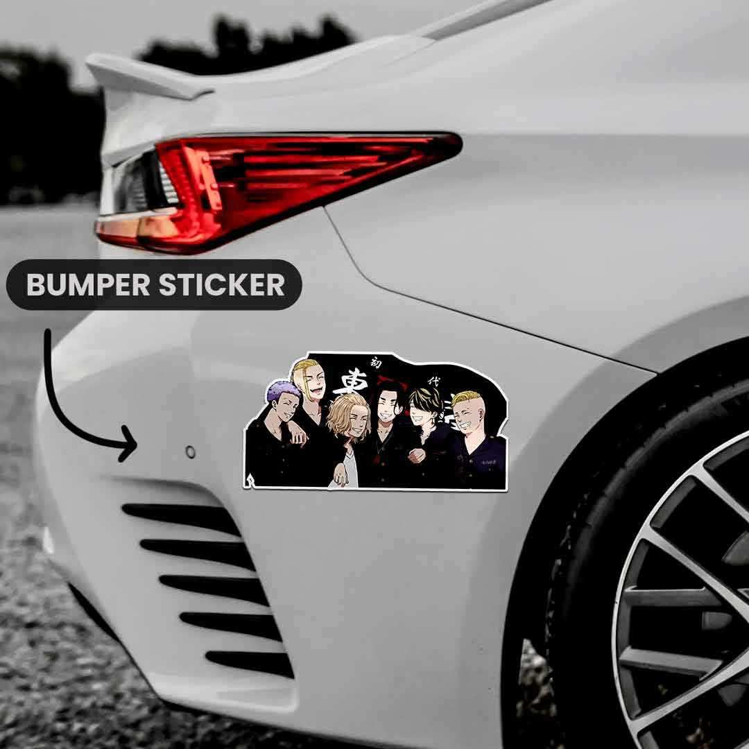 Tokyo Revengers Bumper Sticker waterproof vinyl decal for laptop, bike, car & bottle