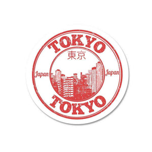 Tokyo Sticker waterproof vinyl decal for laptop, bike, car & bottle