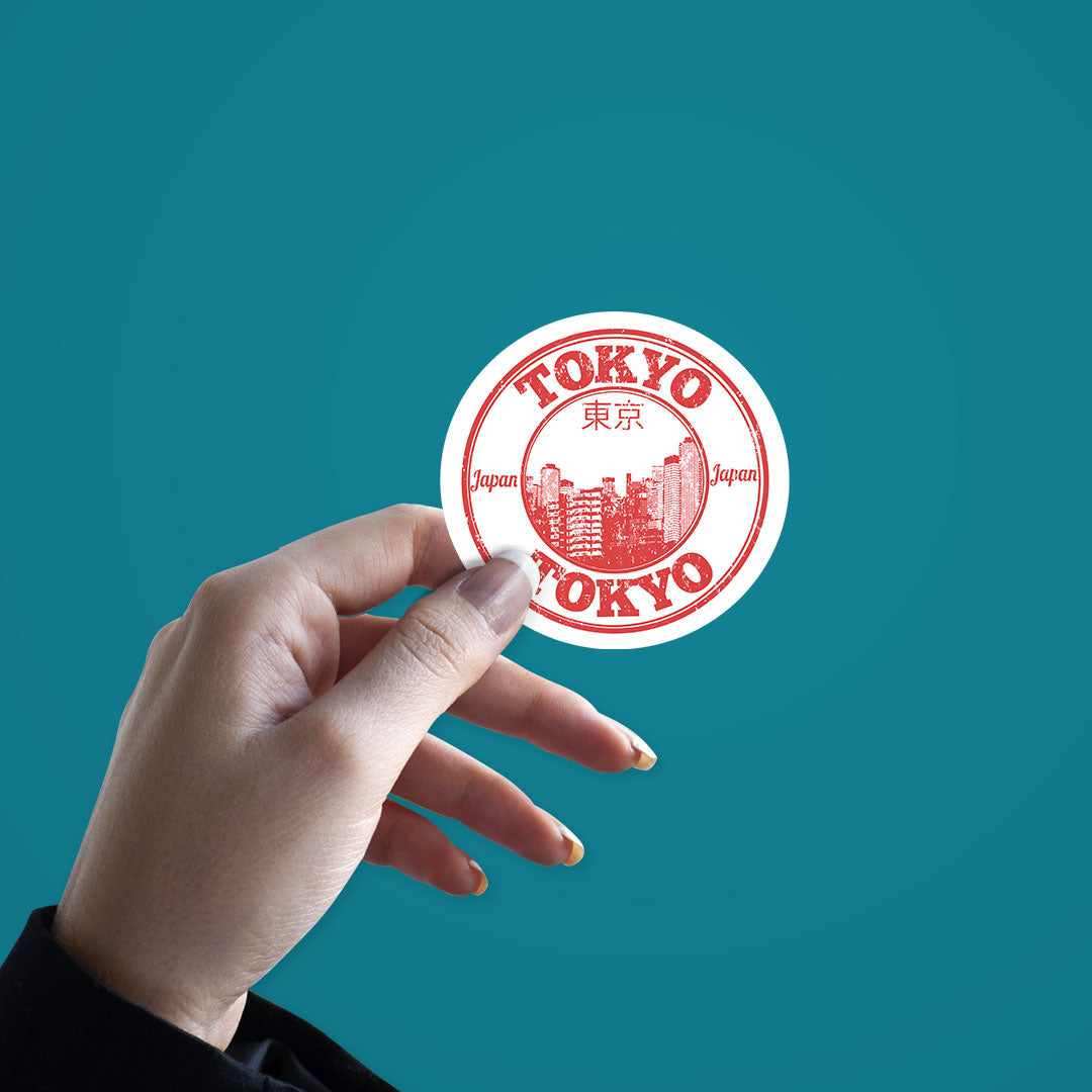 Tokyo Sticker waterproof vinyl decal for laptop, bike, car & bottle