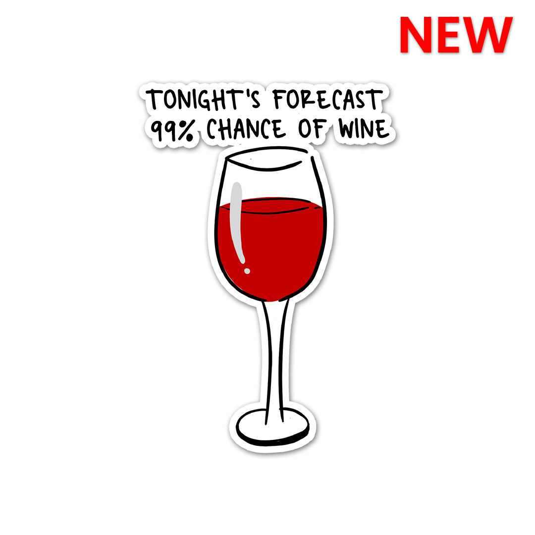 Tonights Forecast Sticker - Stickers | STICK IT UP
