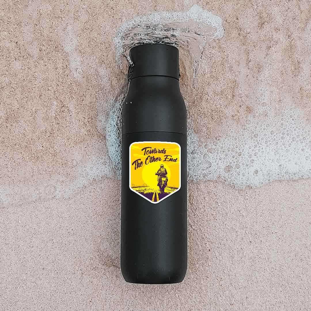 Towards The Other End Sticker waterproof vinyl decal for laptop, bike, car & bottle