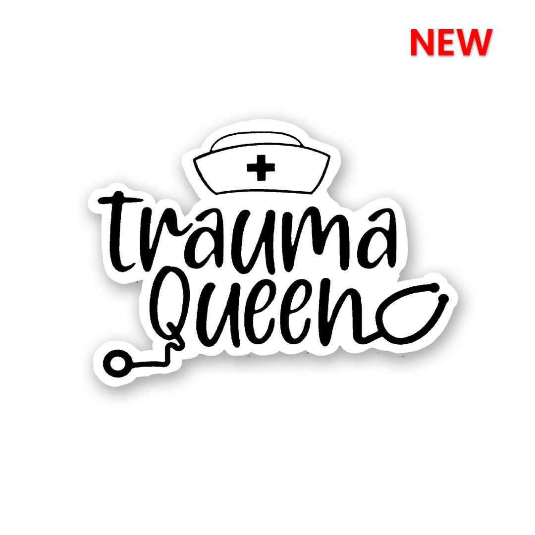 Trauma Queen Sticker - Stickers | STICK IT UP