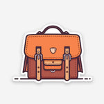 Travel Bag sticker waterproof vinyl decal for laptop, bike, car & bottle