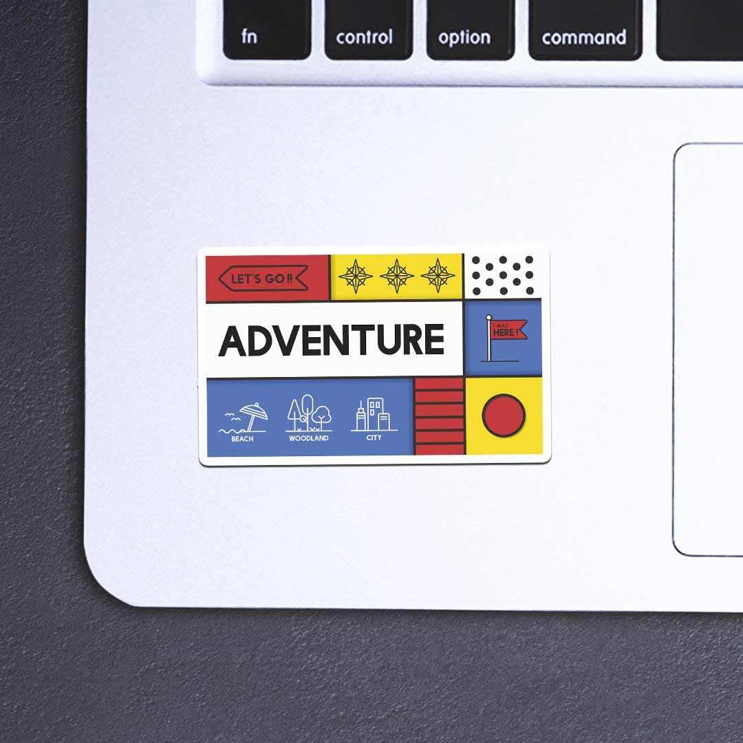 Travel Sticker Pack [15 Sticker] waterproof vinyl decal for laptop, bike, car & bottle