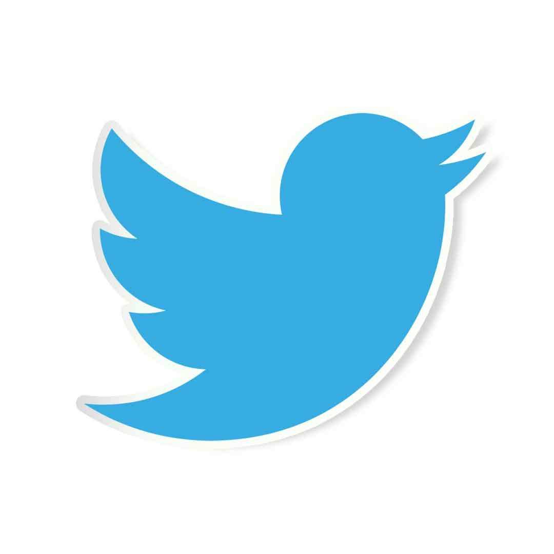 Twitter Logo Sticker - Stickers | STICK IT UP