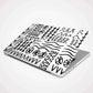Varli Painting Laptop Skin waterproof vinyl decal for laptop, bike, car & bottle
