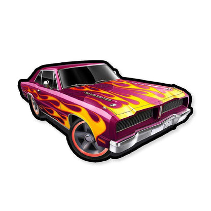 Vintage Muscle Sticker waterproof vinyl decal for laptop, bike, car & bottle