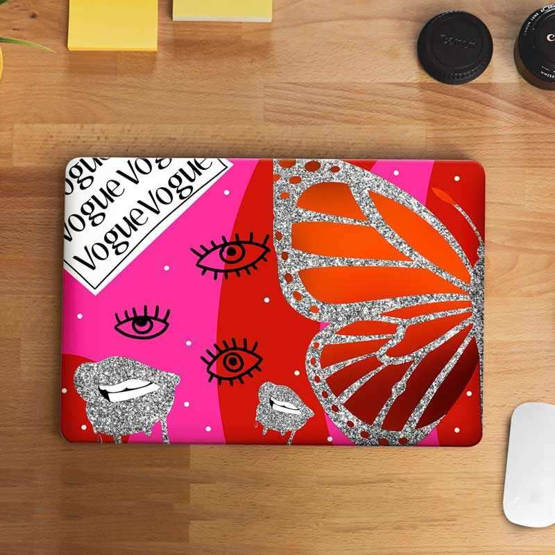 Vogue Vogue Laptop Skin waterproof vinyl decal for laptop, bike, car & bottle