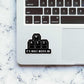 WASD Sticker waterproof vinyl decal for laptop, bike, car & bottle