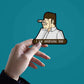 Watching you Sticker waterproof vinyl decal for laptop, bike, car & bottle