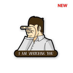 Watching you Sticker waterproof vinyl decal for laptop, bike, car & bottle