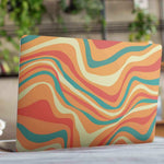 Wave Pattern Laptop Skin waterproof vinyl decal for laptop, bike, car & bottle