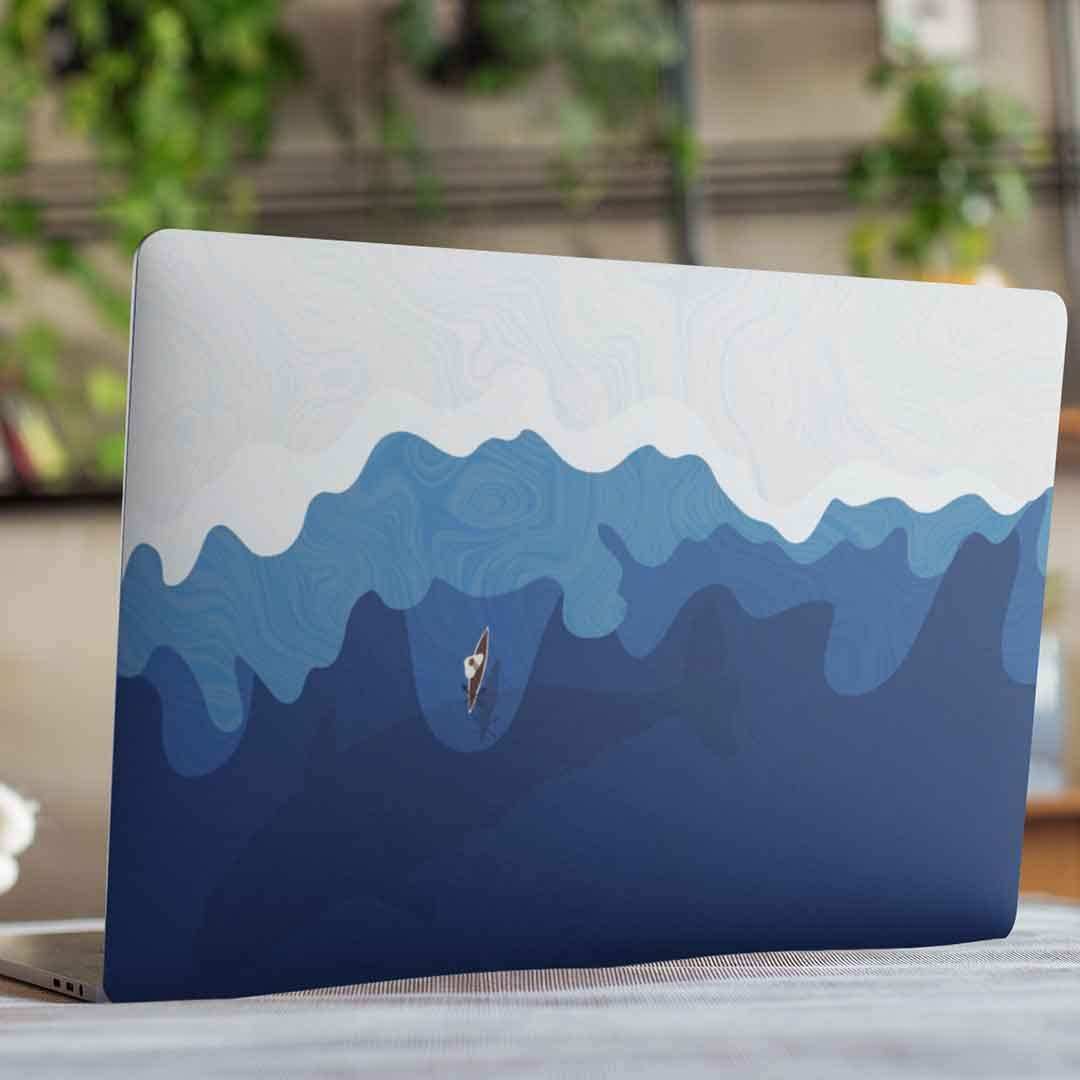 Waves Laptop Skin waterproof vinyl decal for laptop, bike, car & bottle