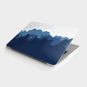 Waves Laptop Skin waterproof vinyl decal for laptop, bike, car & bottle