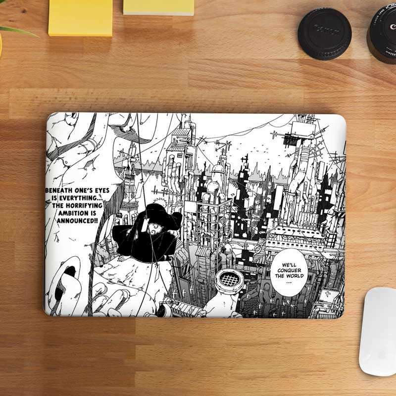 We Will Conquer The World Laptop Skin - STICK IT UP