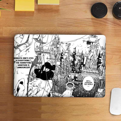 We Will Conquer The World Laptop Skin - STICK IT UP