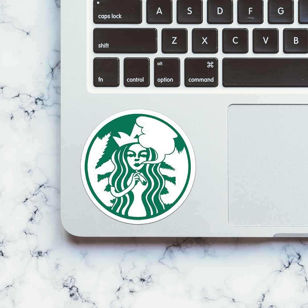 Weed Bucks Sticker waterproof vinyl decal for laptop, bike, car & bottle