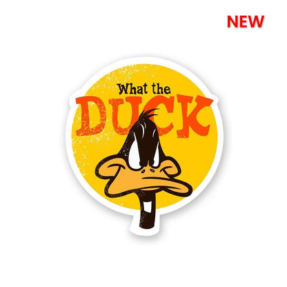 What The Duck Sticker waterproof vinyl decal for laptop, bike, car & bottle