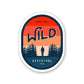 Wild Sticker waterproof vinyl decal for laptop, bike, car & bottle