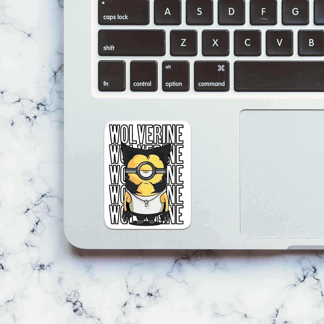 Wolverine Chibi Sticker waterproof vinyl decal for laptop, bike, car & bottle