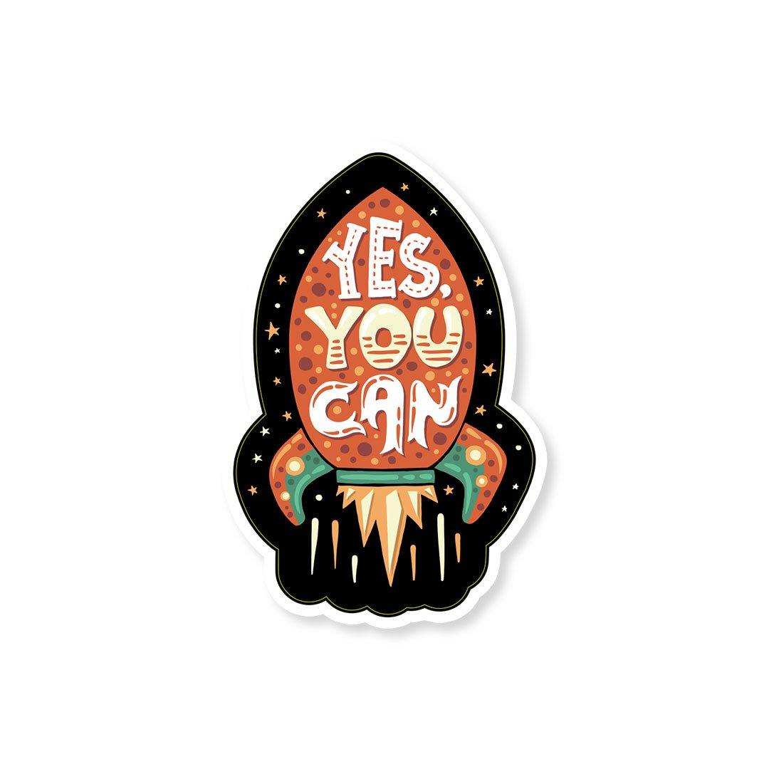 Yes you can! Sticker - Stickers | STICK IT UP