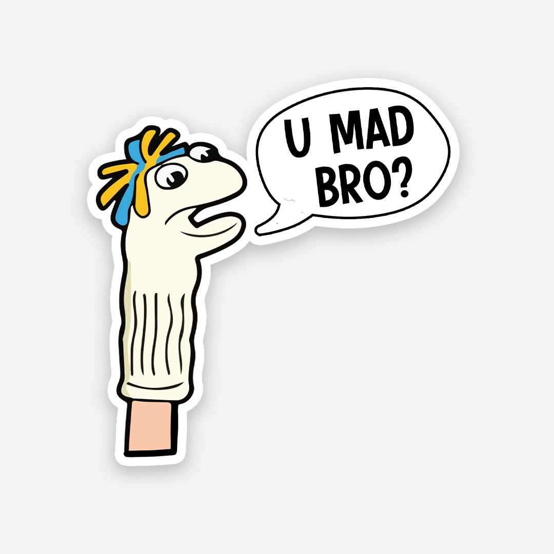 You mad bro? sticker - Stickers | STICK IT UP