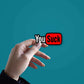 You Suck sticker waterproof vinyl decal for laptop, bike, car & bottle