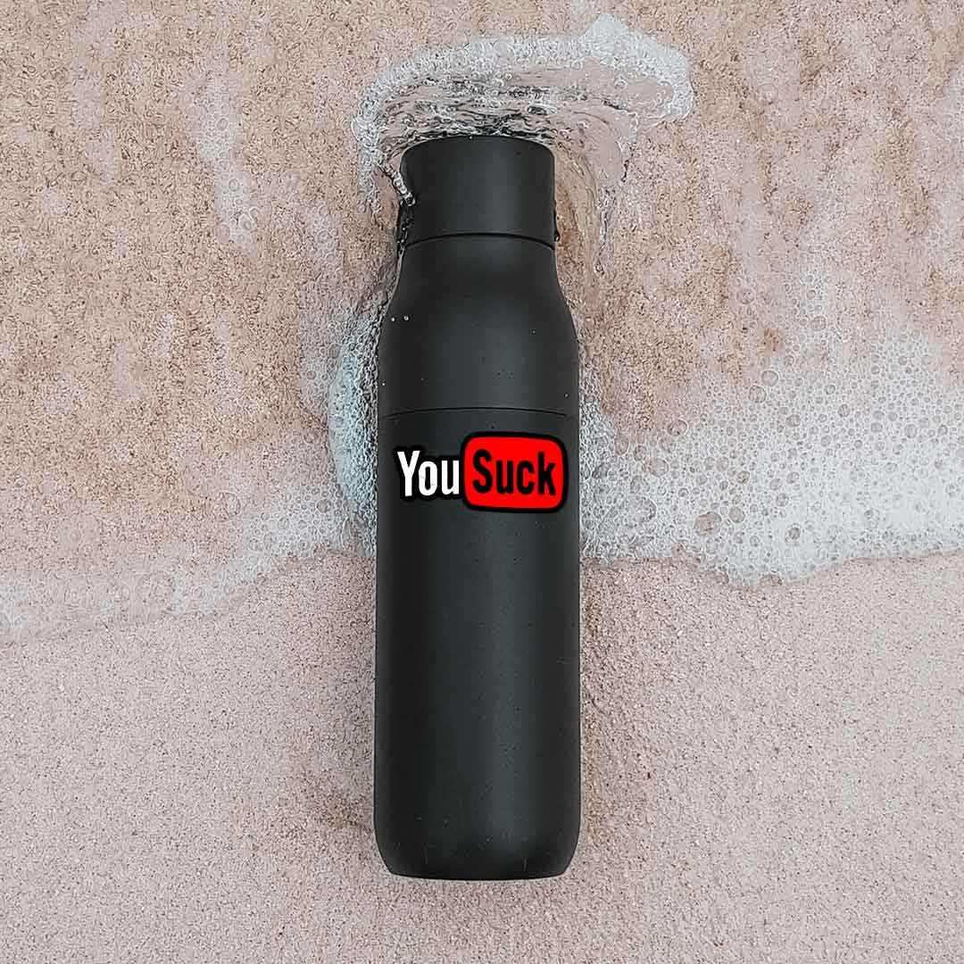 You Suck sticker waterproof vinyl decal for laptop, bike, car & bottle