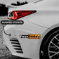 Your daddy Bumper Sticker waterproof vinyl decal for laptop, bike, car & bottle