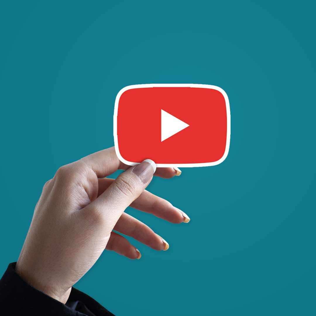 Youtube Logo Sticker - STICK IT UP