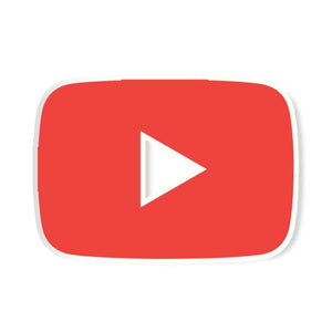 Youtube Logo Sticker waterproof vinyl decal for laptop, bike, car & bottle