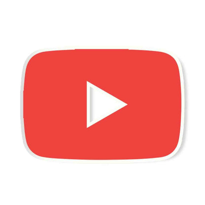 Youtube Logo Sticker - STICK IT UP