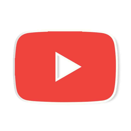 Youtube Logo Sticker - STICK IT UP