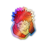 Yuji Holographic Stickers waterproof vinyl decal for laptop, bike, car & bottle