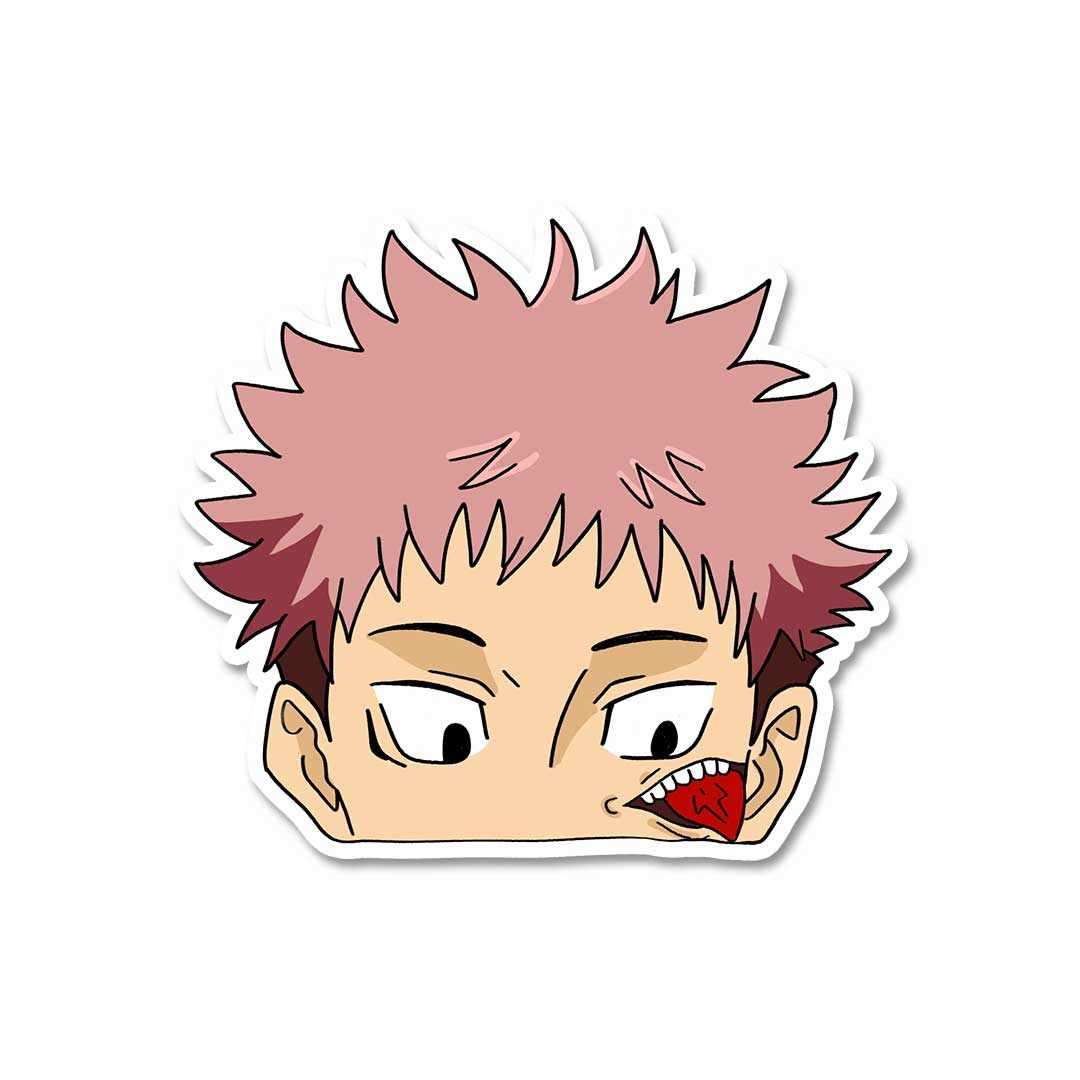 Yuji Sticker waterproof vinyl decal for laptop, bike, car & bottle