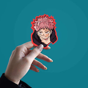 Yuji Sticker waterproof vinyl decal for laptop, bike, car & bottle