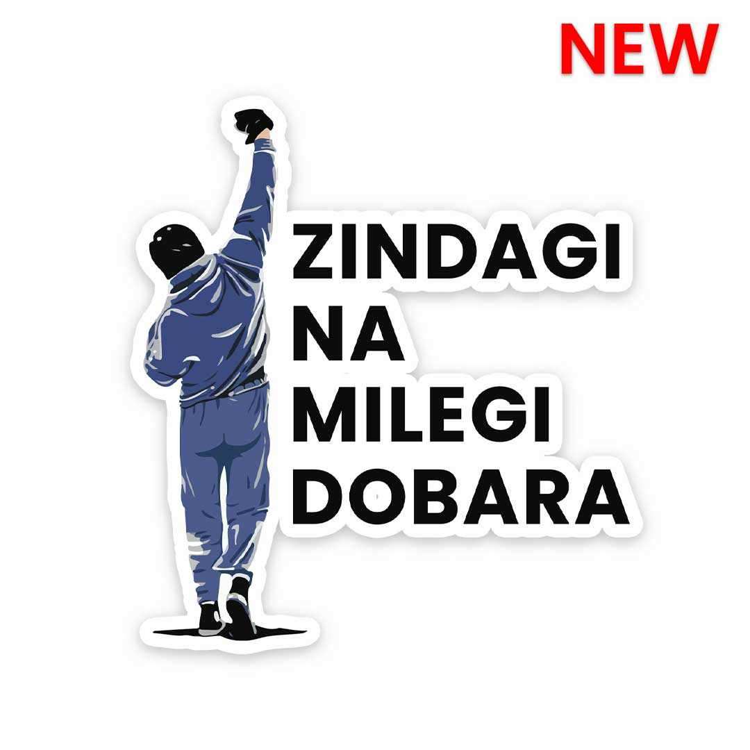 Zindagi Na Milegi Dobara Sticker - Stickers | STICK IT UP