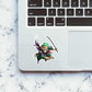 Zoro Sticker waterproof vinyl decal for laptop, bike, car & bottle